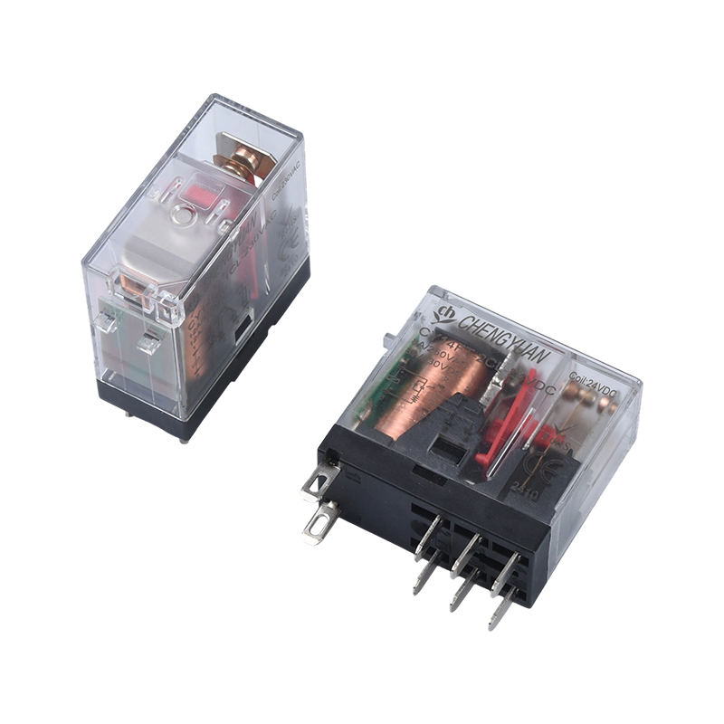 CY14FT-2CL Relæ, DPDT Relæ, 14F bred fodrelæ, 8A 5PIN Power Relæ.