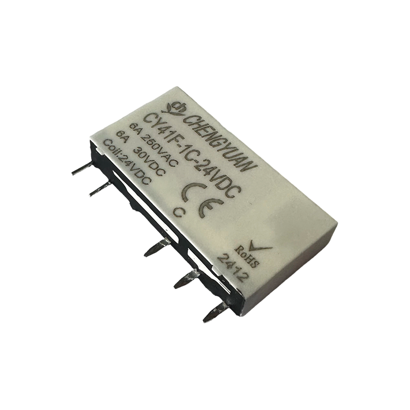 CY41F Relæ, Slim Power Relæ, 41F Relæ, Signal Relæ, 5PIN PCB 6A Lille Relæ.