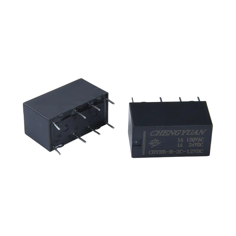 CHYRB Relæ, 4078 Relæ, PCB 8PIN Relæ, JRC-19F, DPDT Signal Relæ, 0,15W PCB Lille 8PIN Relæ.